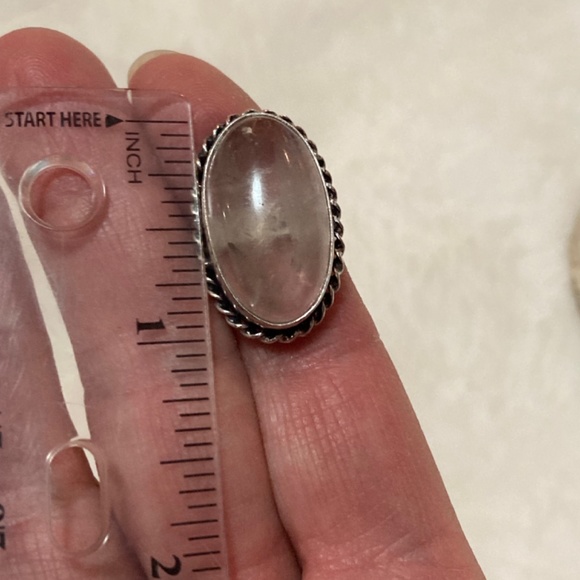 Rose Quartz ring - Picture 10 of 11